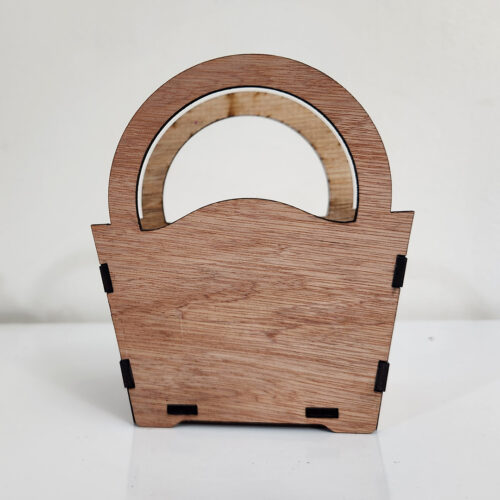 Best Mom Ever Sunflower Mini Wooden Basket - Image 4