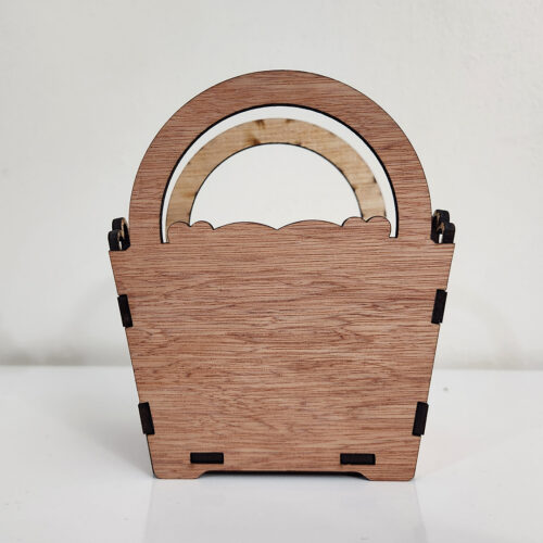 Happy Mother's Day Mini Wooden Basket - Image 4