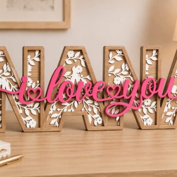 Nana I Love You Desk Sign-Lignolia-Woodworks