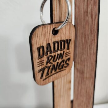 Daddy Run Tings Keychain