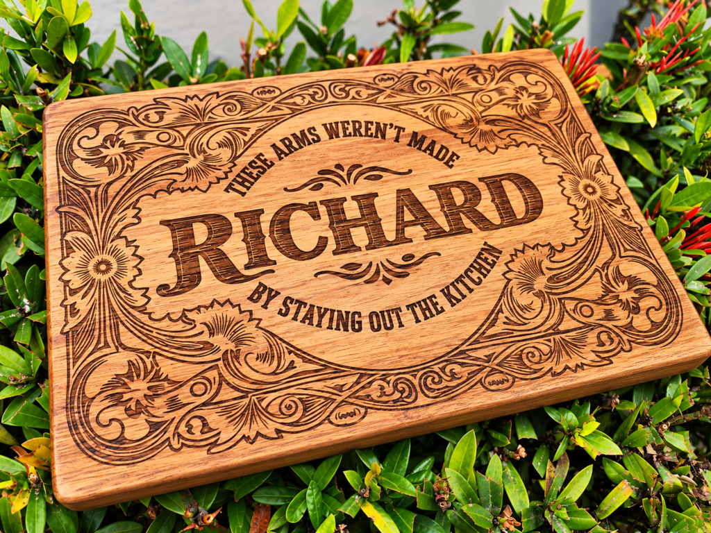 Engraved Guango Cutting Board